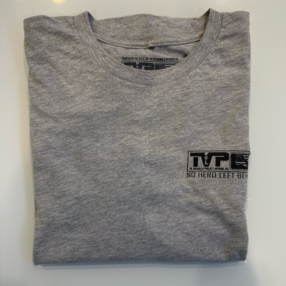 Til Valhalla Project “No Hero Left Behind”  T-Shirt